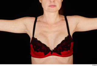 Charity 2 breast chest red bra underwear upper body 0001.jpg